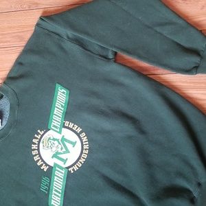 Vintage Marshall Thundering Herd 1996 National Champions Sweatshirt 90's Large